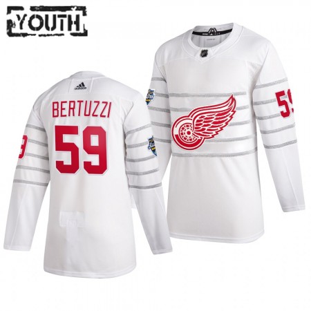 Camisola Detroit Red Wings Tyler Bertuzzi 59 Cinza Adidas 2020 NHL All-Star Authentic - Criança